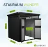 Juskys Metall Gerätehaus Luzern 5,2 m² - wetterfest & Produktbild-Vorschau 4
