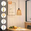 ZMH Lampe à suspendre Boho Lampe à suspendre en rotin 1 Voir les images du produit 5