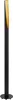 EGLO Lampada da terra LED Barbotto 5W 137 cm nero e oro Anteprima dell’immagine prodotto 1