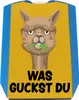 Was guckst du Parkscheibe mit lustigem Alpaka Produktbild-Vorschau 1