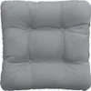 vidaXL Vankúš na sedenie 4 ks Svetlosivá 45 x 45 x 12 cm Náhľad obrázku produktu 7
