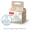 A product box with two baby bottle nipples inside, with a close-up view of one nipple in a circle. Anteprima dell’immagine prodotto