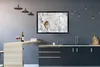 MuchoWow® Gerahmtes Poster Vogel - Rotkehlchen - Winter Produktbild-Vorschau 2