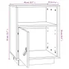 Nachttisch Schwarz 40x34x55 cm Massivholz Kiefer , Produktbild-Vorschau 9
