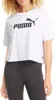 PUMA Essentials Cropped Logo T-Shirt Damen puma white L Produktbild-Vorschau 7