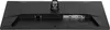 The back of a black monitor showing its ports and stand attachment. Produktbild-Vorschau