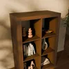 sweeek - Bücherregal Holzoptik 2 Ebenen 6 Stauräume - Produktbild-Vorschau 10