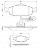 Bosch Bremsbelagsatz, Scheibenbremse  0 986 424 359 Produktbild-Vorschau 6