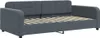 vidaXL Tagesbett mit Matratze Dunkelgrau 100x200 cm Samt Produktbild-Vorschau 3