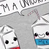 style3 I am a Unicorn Milk Herren T-Shirt Einhorn Milch Produktbild-Vorschau 2