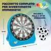 Bersaglio gonfiabile XXL per freccette da calcio – Con 3 Anteprima dell’immagine prodotto 2