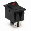 Kfz-Wippschalter 12V 35A, mit roter LED, Snap-in 20x34mm Produktbild-Vorschau 1