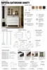 Maßzeichnung ORIGEN BATH IMPERIA Badmöbel 100x40 cm Vista previa de la imagen del producto