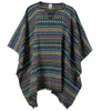 A single poncho laid flat on a white background. Produktbild-Vorschau