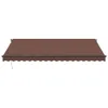vidaXL Markiza manualna brązowa 450x350 cm Podgląd zdjęcia produktu 3