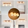 ZMH Plafondlamp met 3 lampen, zwart - Vintage plafondspot, Productafbeelding-voorbeeld 6