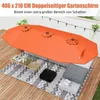 Doppelsonnenschirm mit Ständer, großer Terrassenschirm mit Produktbild-Vorschau 2