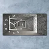 Wanduhr aus Glas – 60x30 cm - Glasbild - Glasuhr - Produktbild-Vorschau 2
