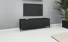 Sophia Lowboard 139 cm 3-türig mit Metallfüßen schwarz-matt Produktbild-Vorschau 3