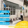 YZNAHRE Fallarmmarkise Markise 350 x 145 cm Balkon Markise Produktbild-Vorschau 5