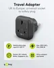 Goobay Reiseadapter UK auf Europa, schwarz, für Geräte aus Produktbild-Vorschau 2