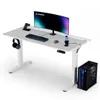 Ultradesk VORTEX - Weiß - Computertisch mit elektrischer Produktbild-Vorschau 1