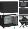 VOUNOT® Hundekäfig Klappbar, Hundebox Auto mit Abdeckung & Produktbild-Vorschau 6