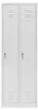 Umkleideschrank BHP Mega-M J-60 2-türig grau B-60 cm T-50 Produktbild-Vorschau 3
