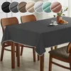 Tischdecke Leinen-Optik - MILA Premium Stoff-Tischtuch mit Produktbild-Vorschau 1