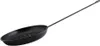 A black roasting pan with a long handle, designed for roasting chestnuts. Produktbild-Vorschau