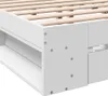 Giroletto con cassetti bianco 140x200 cm in materiale Anteprima dell’immagine prodotto 9