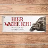 Metallschild mit Schildkröte Motiv und Spruch: Betreten auf Produktbild-Vorschau 6