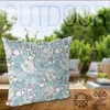 VOID Teich Blumen Malerei Muster Garten Kissenbezug Produktbild-Vorschau 4