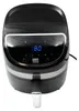 A black air fryer with a digital display and controls. Náhľad obrázku produktu