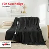 Grafner Heizdecke aus Plüsch 200 x 180 cm grau | Produktbild-Vorschau 9