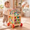 Rijoka Trotteur en bois pour bébé - Cube Avec Un Tableau Voir les images du produit 4