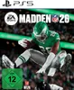 A video game cover featuring an American football player in a green uniform jumping with a football. Produktbild-Vorschau