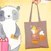 Mr. & Mrs. Panda Tote Bag Widder Astologie - Braun Pastell Produktbild-Vorschau 2