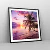 Gerahmtes Poster - Schwarzer Rahmen - Strand Meer Palme - Produktbild-Vorschau 8