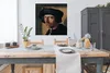 MuchoWow® Poster Kunst - Brille - Porträt 100x100 cm - Produktbild-Vorschau 3