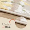 Tapiso Teppich Crystal Modern Gold Creme Hellgrün Produktbild-Vorschau 8