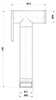 Sapho WC-Handbrause, rund, Chrom Produktbild-Vorschau 4