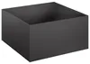 vidaXL Garten-Pflanzgefäß Schwarz 40 x 40 x 30 cm Produktbild-Vorschau 1