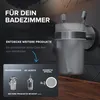 ovimar Zahnputzbecher Keldsnor | silber | ohne Bohren | aus Produktbild-Vorschau 7