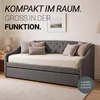Homestyle4u Tagesbett 90x200 mit Lattenrost Polsterbett mit Produktbild-Vorschau 5