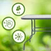 MEVEN Gartentisch Tampa gehärtete Glasplatte 150×90cm - Produktbild-Vorschau 7