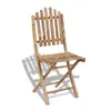 vidaXL Chaises de jardin en bambou 4 pcs. Voir les images du produit 4