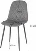 Valora ASTI Stuhl x2 | 2er-Set Stühle für Esszimmer oder Produktbild-Vorschau 7