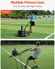 Fitness posilovací sáně - černé posilovací zařízení - Náhled obrázku produktu 3
