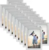 lot de 18 cadres photo 9x13 cm argent - mur table collages Voir les images du produit 1